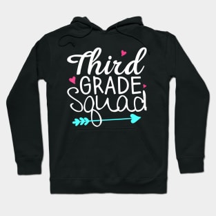 Third Grade Squad 3rd Teacher Student Team Back To School Hoodie